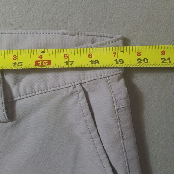 Nomad Slim Fit Stretch Khaki Pants Men 38x32 Light Gray Chino Casual Lightweight - Picture 6 of 11